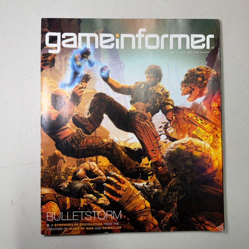 Game Informer Magazine Bulletstorm Cover Story Issue Video Game Collectible
